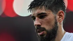 RJ - RIO DE JANEIRO - 21/05/2023 - BRASILEIRO A 2023, FLAMENGO X CORINTHIANS - Bruno Mendez jogador do Corinthians durante partida contra o Flamengo no estadio Maracana pelo campeonato BRASILEIRO A 2023. Foto: Thiago Ribeiro/AGIF