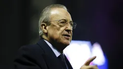 VALENCIA, SPAIN - FEBRUARY 22: Florenitno Perez, president of Real Madrid prior the Liga match between Levante UD and Real Madrid CF at Ciutat de Valencia on February 22, 2020 in Valencia, Spain. (Photo by Eric Alonso/Getty Images)