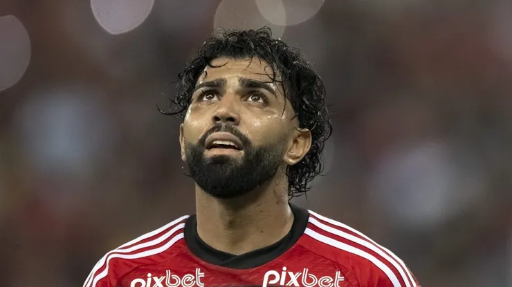 RJ - RIO DE JANEIRO - 26/04/2023 - COPA DO BRASIL 2023, FLAMENGO X MARINGA - Gabigol jogador do Flamengo durante partida contra o Maringa no estadio Maracana pelo campeonato Copa do Brasil 2023. Foto: Jorge Rodrigues/AGIF