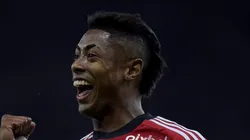 RJ - RIO DE JANEIRO - 28/06/2023 - LIBERTADORES 2023, FLAMENGO X AUCAS - Bruno Henrique jogador do Flamengo comemora seu gol durante partida contra o Aucas no estadio Maracana pelo campeonato Libertadores 2023. Foto: Alexandre Loureiro/AGIF