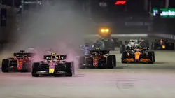 Largada do GP de Singapura de 2022