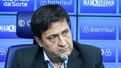 RS - PORTO ALEGRE - 29/06/2023 - GREMIO, COLETIVA DO PRESIDENTE ALBERTO GUERRA - Alberto Guerra presidente do Gremio durante em coletiva de imprensa realizada no CT Luiz Carvalho. Foto: Maxi Franzoi/AGIF