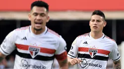 SP - SAO PAULO - 19/08/2023 - BRASILEIRO A 2023, SAO PAULO X BOTAFOGO - James Rodriguez jogador do Sao Paulo durante partida contra o Botafogo no estadio Morumbi pelo campeonato Brasileiro A 2023. Foto: Marcello Zambrana/AGIF