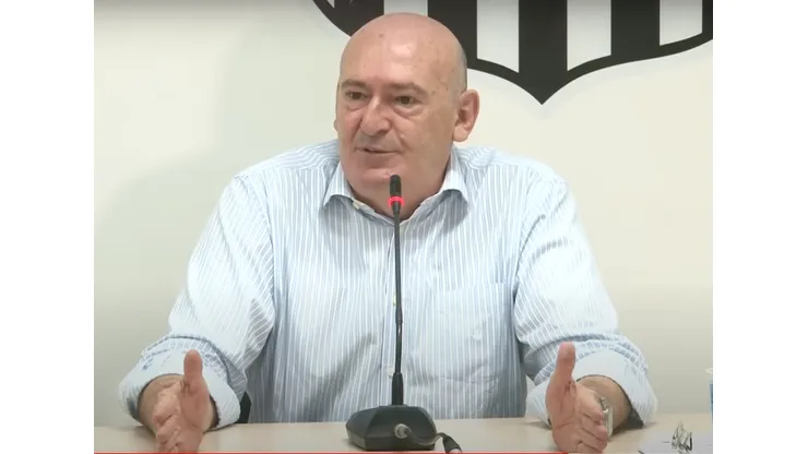 Reprodução/Santos TV. Rueda faz promessa para torcida do Santos em 2024