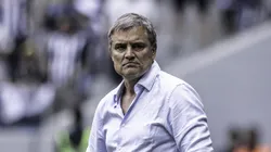 Foto: Raul Baretta/ Santos FC - Aguirre na derrota para o Galo