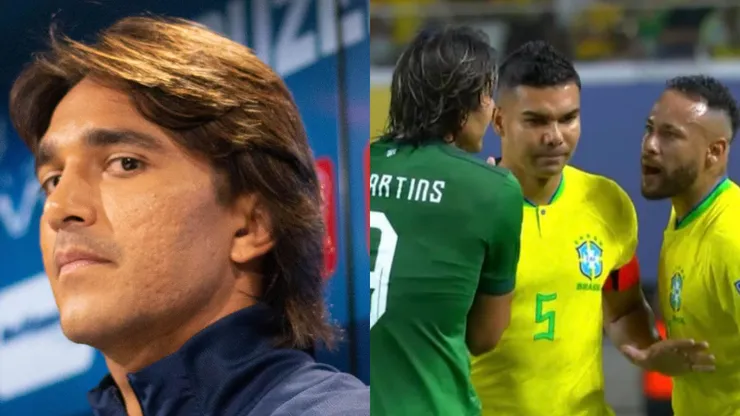 Foto Esq.: Fernando Moreno/AGIF e Foto Dir.: Reprodução TV Globo - Marcelo Moreno x Neymar