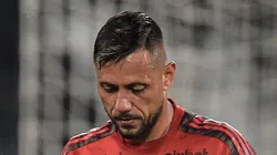 RJ - Rio de Janeiro - 23/02/2022 - CARIOCA 2022, BOTAFOGO X FLAMENGO -Diego Alves goleiro do Flamengo durante aquecimento antes da partida contra o Botafogo no estadio Engenhao pelo campeonato Carioca 2022. Foto: Thiago Ribeiro/AGIF