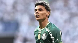 SP - SAO PAULO - 22/07/2023 - BRASILEIRO A 2023, PALMEIRAS X FORTALEZA - Richard Rios jogador do Palmeiras durante partida contra o Fortaleza no estadio Arena Allianz Parque pelo campeonato Brasileiro A 2023. Foto: Marcello Zambrana/AGIF