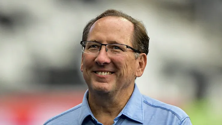 RJ - RIO DE JANEIRO - 27/08/2023 - BRASILEIRO A 2023, BOTAFOGO X BAHIA - John Textor executivo da SAF do Botafogo antes da partida contra o Bahia no estadio Engenhao pelo campeonato Brasileiro A 2023. Foto: Jorge Rodrigues/AGIF