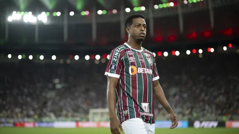 RJ - RIO DE JANEIRO - 24/08/2023 - LIBERTADORES 2023, FLUMINENSE X OLIMPIA - Keno jogador do Fluminense antes da partida contra o Olimpia no estadio Maracana pelo campeonato Libertadores 2023. Foto: Jorge Rodrigues/AGIF