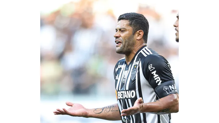 MG - BELO HORIZONTE - 02/07/2023 - BRASILEIRO A 2023, ATLETICO-MG X AMERICA-MG - Hulk jogador do Atletico-MG reclama com arbitragem durante partida contra o America-MG no estadio Mineirao pelo campeonato Brasileiro A 2023. Foto: Gilson Lobo/AGIF