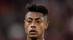 RJ - RIO DE JANEIRO - 03/08/2023 - LIBERTADORES 2023, FLAMENGO X OLIMPIA - Bruno Henrique jogador do Flamengo durante partida contra o Olimpia no estadio Maracana pelo campeonato Libertadores 2023. Foto: Thiago Ribeiro/AGIF