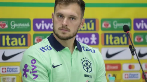 PA - BELEM - 05/09/2023 - SELECAO BRASILEIRA, TREINO - Lucas Perri jogador do Selecao Brasileira durante treino no estadio Mangueirao. Foto: Fernando Torres/AGIF