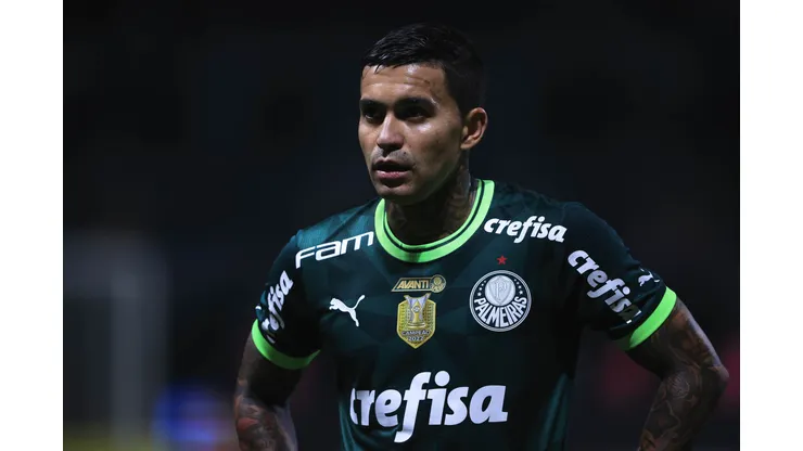 SP - SAO PAULO - 17/05/2023 - COPA DO BRASIL 2023, PALMEIRAS X FORTALEZA - Dudu jogador do Palmeiras durante partida contra o Fortaleza no estadio Arena Allianz Parque pelo campeonato Copa do Brasil 2023. Foto: Ettore Chiereguini/AGIF