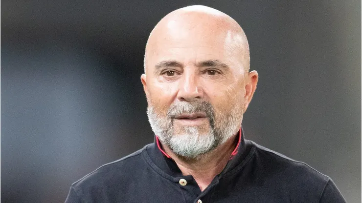 MT - CUIABA - 06/08/2023 - BRASILEIRO A 2023, CUIABA X FLAMENGO - Jorge Sampaoli tecnico do Flamengo durante partida contra o Cuiaba no estadio Arena Pantanal pelo campeonato Brasileiro A 2023. Foto: Gil Gomes/AGIF
