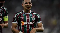 RJ - RIO DE JANEIRO - 24/08/2023 - LIBERTADORES 2023, FLUMINENSE X OLIMPIA - Andre jogador do Fluminense comemora seu gol durante partida contra o Olimpia no estadio Maracana pelo campeonato Libertadores 2023. Foto: Thiago Ribeiro/AGIF