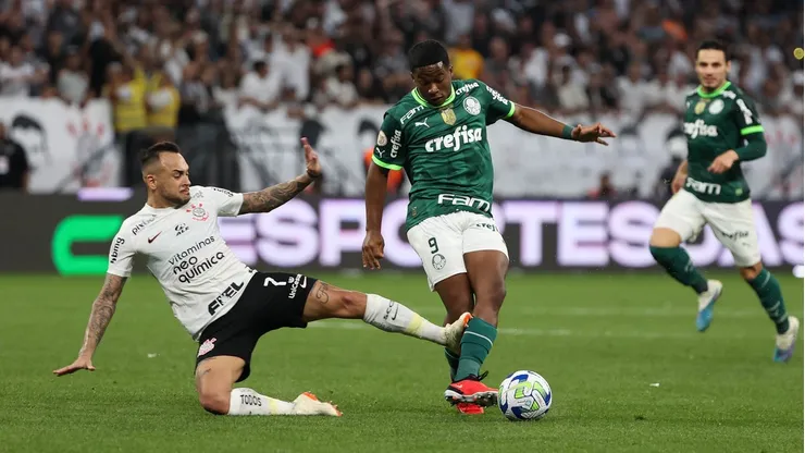 Atitude de Maycon após entrada em Endrick vem à tona no Palmeiras - Foto: Ag. Palmeiras/Cesar Greco