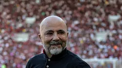RJ - RIO DE JANEIRO - 22/07/2023 - BRASILEIRO A 2023, FLAMENGO X AMERICA - Jorge Sampaoli tecnico do Flamengo durante partida contra o America no estadio Maracana pelo campeonato Brasileiro A 2023. Foto: Thiago Ribeiro/AGIF