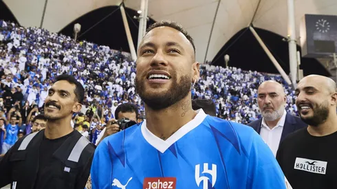 Foto: Adam Nurkiewicz/Getty Images - Neymar na apresentação no Al-Hilal