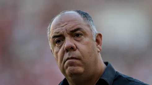 RJ - RIO DE JANEIRO - 22/07/2023 - BRASILEIRO A 2023, FLAMENGO X AMERICA - Marcos Braz dirigente do Flamengo durante partida contra o America no estadio Maracana pelo campeonato Brasileiro A 2023. Foto: Thiago Ribeiro/AGIF