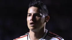 SP - SAO PAULO - 31/08/2023 - COPA SUL-AMERICANA 2023, SAO PAULO X LDU - James Rodriguez jogador do Sao Paulo durante partida contra o LDU no estadio Morumbi pelo campeonato Copa Sul-Americana 2023. Foto: Marcello Zambrana/AGIF