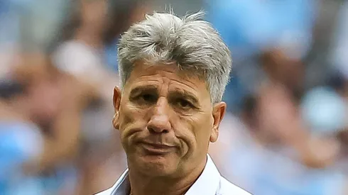 RS - PORTO ALEGRE - 08/04/2023 - GAUCHO 2023, GREMIO X CAXIAS - Renato Portaluppi tecnico do Gremio durante partida contra o Caxias no estadio Arena do Gremio pelo campeonato Gaucho 2023. Foto: Pedro H. Tesch/AGIF