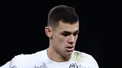SP - SAO PAULO - 26/08/2023 - BRASILEIRO A 2023, CORINTHIANS X GOIAS - Gabriel Moscardo jogador do Corinthians durante partida contra o Goias no estadio Arena Corinthians pelo campeonato Brasileiro A 2023. Foto: Marcello Zambrana/AGIF