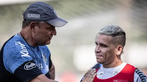 Foto: Raul Baretta/ Santos FC - Aguirre tem Soteldo como homem de confiança