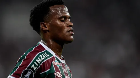 RJ - RIO DE JANEIRO - 24/08/2023 - LIBERTADORES 2023, FLUMINENSE X OLIMPIA - Jhon Arias jogador do Fluminense durante partida contra o Olimpia no estadio Maracana pelo campeonato Libertadores 2023. Foto: Thiago Ribeiro/AGIF