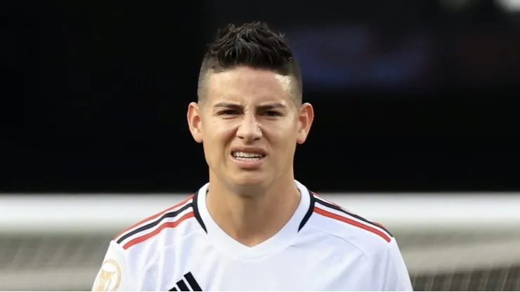 SP - SAO PAULO - 19/08/2023 - BRASILEIRO A 2023, SAO PAULO X BOTAFOGO - James Rodriguez jogador do Sao Paulo durante partida contra o Botafogo no estadio Morumbi pelo campeonato Brasileiro A 2023. Foto: Marcello Zambrana/AGIF