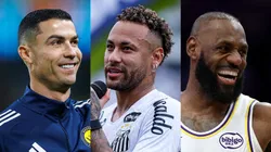 Os atletas mais ricos do mundo. Foto: Abdullah Ahmed/Ricardo Moreira/Luke Hales/Getty Images