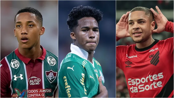 Jogadores já vendidos por Fluminense, Palmeiras e Athletico-PR. Foto: Thiago Ribeiro/ Ettore Chiereguini/Robson Mafra/AGIF