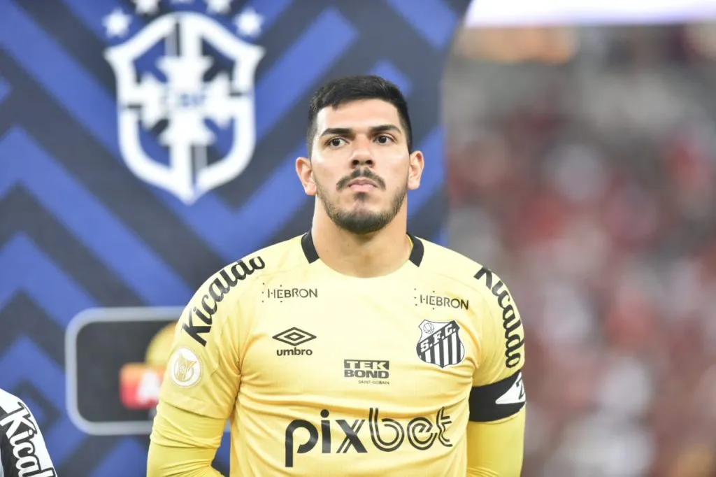João Paulo, goleiro do Santos. Foto: Ivan Storti/Santos FC