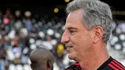 Rodolfo Landim presidente do Flamengo durante partida contra o Vasco no Nilton Santos pelo campeonato Carioca 2022. Foto: Thiago Ribeiro/AGIF