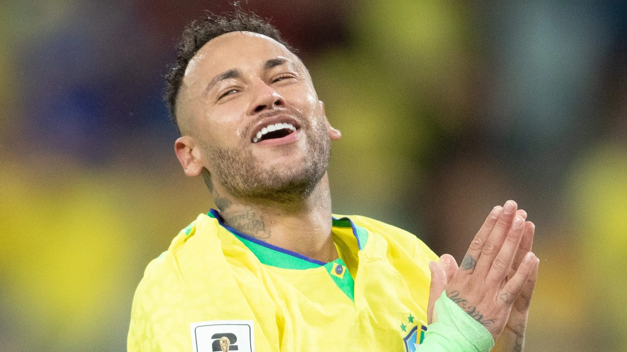 MT – CUIABA – 12/10/2023 – ELIMINATORIAS COPA DO MUNDO 2026, BRASIL X VENEZUELA – Neymar jogador do Brasil durante partida contra o Venezuela no estadio Arena Pantanal pelo campeonato Eliminatorias Copa Do Mundo 2026. Foto: Gil Gomes/AGIF