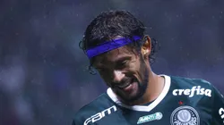 Gustavo Scarpa jogador do Palmeiras durante partida contra o Fortaleza no estadio Arena Allianz Parque pelo campeonato Brasileiro A 2022. Foto: Marcello Zambrana/AGIF