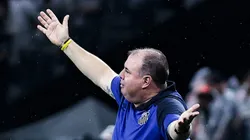 SP - SAO PAULO - 29/10/2023 - BRASILEIRO A 2023, CORINTHIANS X SANTOS - Marcelo Fernandes tecnico do Santos durante partida contra o Corinthians no estadio Arena Corinthians pelo campeonato Brasileiro A 2023. Foto: Fabio Giannelli/AGIF