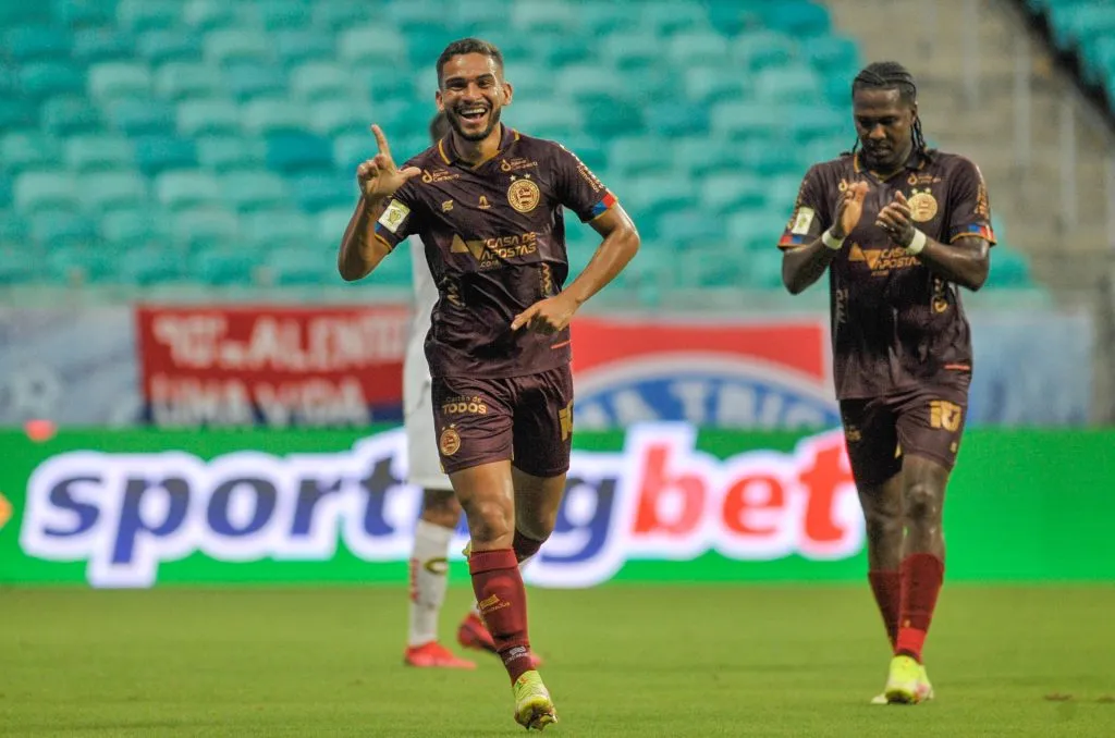 Foto: Jhony Pinho/AGIF – Marco Antônio nos tempos de Bahia, em 2022.