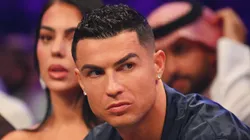Cristiano Ronaldo acompanhado da esposa na Arábia Saudita. Foto: Justin Setterfield/Getty Images