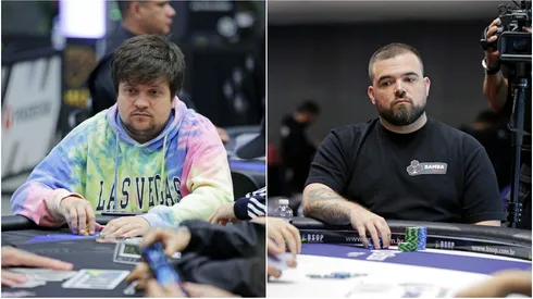 Eduardo Silva e Pedro Padilha forraram no poker online (Fotos: Divulgação/BSOP)