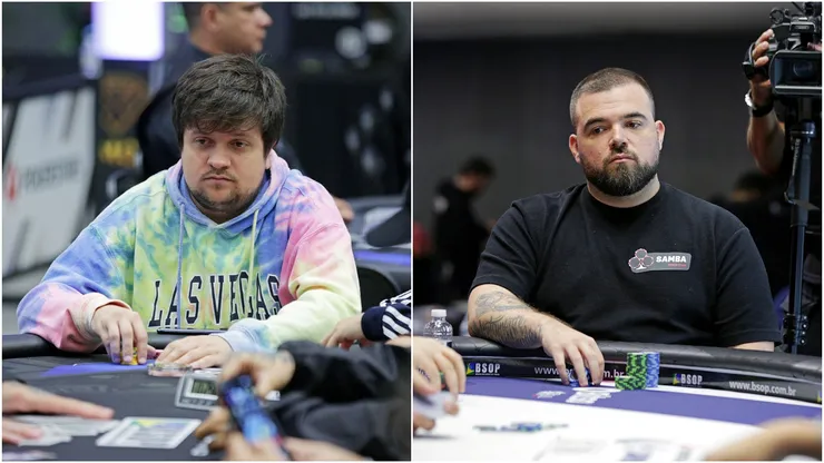 Eduardo Silva e Pedro Padilha forraram no poker online (Fotos: Divulgação/BSOP)