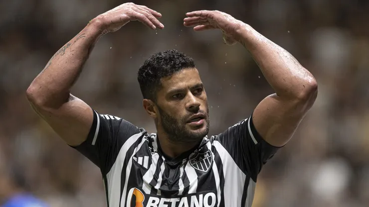 Hulk jogador do Atletico-MG durante partida contra o Fluminense no estadio Arena MRV pelo campeonato Brasileiro A 2023. Foto: Alessandra Torres/AGIF