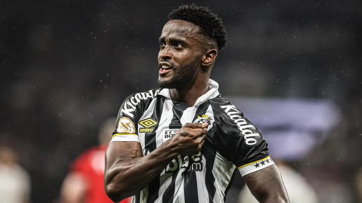 Foto: Raul Baretta/Santos FC - Atacante voltou a marcar com a camisa do Peixe