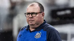 Foto: Abner Dourado/AGIF - Marcelo Fernandes tecnico do Santos durante partida contra o Corinthians no estadio Arena Corinthians pelo campeonato Brasileiro A 2023.