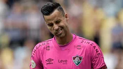 Foto: Thiago Ribeiro/AGIF - Fabio goleiro do Fluminense durante partida contra o Botafogo no estadio Maracana pelo campeonato Brasileiro A 2023.