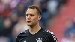 Manuel Neuer of FC Bayern München looks on during the Bundesliga match between FC Bayern München and SV Darmstadt 98 at Allianz Arena (Photo by Sebastian Widmann/Getty Images)