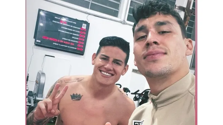 Fizeram isso AO VIVO: James e Ferraresi chamam atenção durante jogo - Foto: Reprodução/Instagram