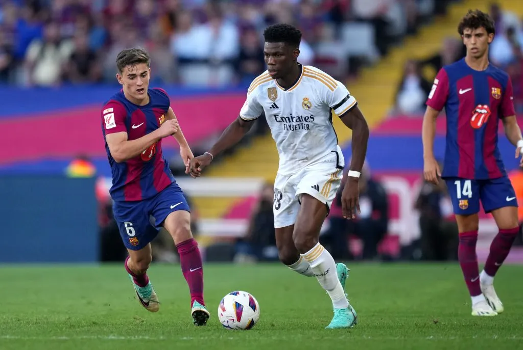 Aurelien Tchouameni  – (Photo by Alex Caparros/Getty Images)