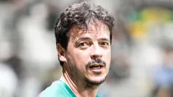 Fernando Diniz tecnico do Fluminense durante partida contra o Atletico-MG no estadio Arena MRV pelo campeonato Brasileiro A 2023. Foto: Fernando Moreno/AGIF