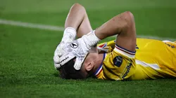 Ernesto Ryan/Getty Images - João Ricardo pegou dois, mas Fortaleza foi derrotado nos pênaltis